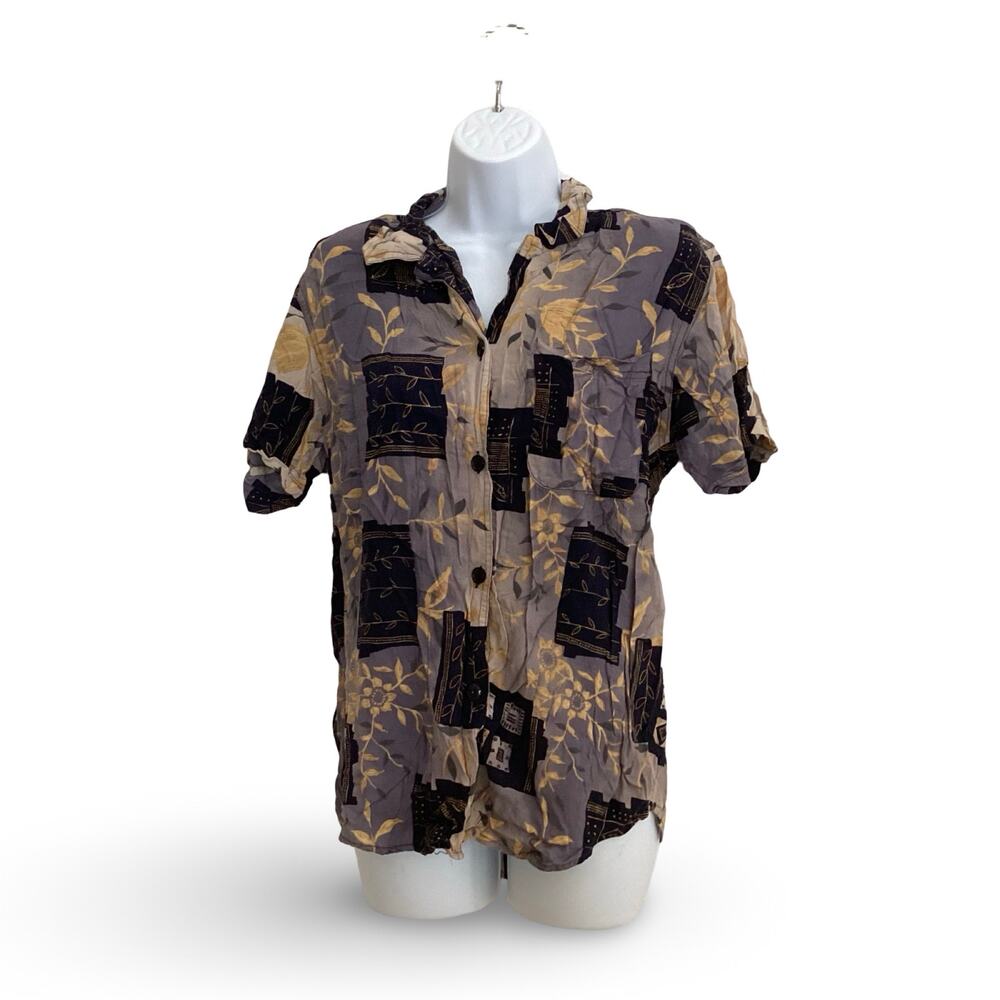 Vintage DPS New York Floral Button down